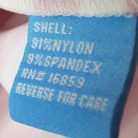 J. McLaughlin Top Women's Pink Striped Off The Shoulder Puff Sleeve Nautical L - Picture 3 of 4